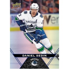 62 Daniel Sedin  Tim Horton Base Card 2018-19 Tim Hortons UD Upper Deck
